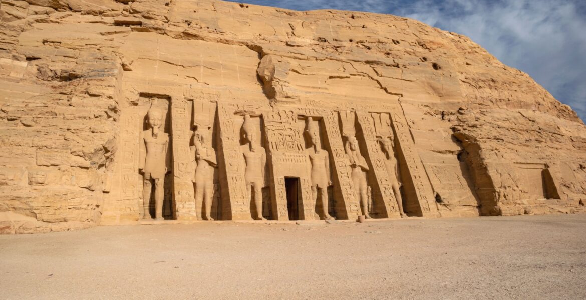 A large temple with a small gate
